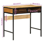 HKH Mesa de madera maciza de mango - En bruto