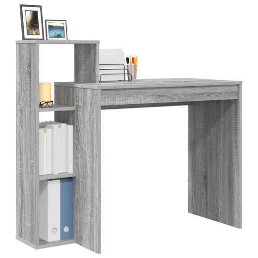 HKH Secretária de Computador Cinza Sonoma Aglomerado de Partículas