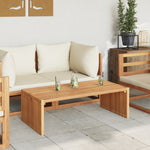 HKH Mesa Lateral do Jardim 110x55x35,5 Cm Madeira Maciça Teca - Castanho