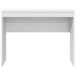HKH Mesa de Escritorio Blanca Aglomerado de Partículas Mediana Simple