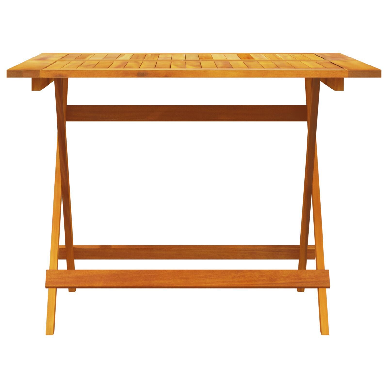 Conjunto de Jantar para o Jardim com 5 Peças - Madeira Sólida de Acácia - Castanho