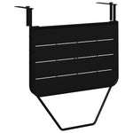 Mesa de Varanda Dobrável HKH Preta Aço - Preto