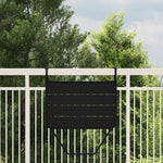 Mesa de Varanda Dobrável HKH Preta Aço - Preto