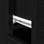 HKH Escritorio Roble - - Hecho de madera de ingeniería - Negro