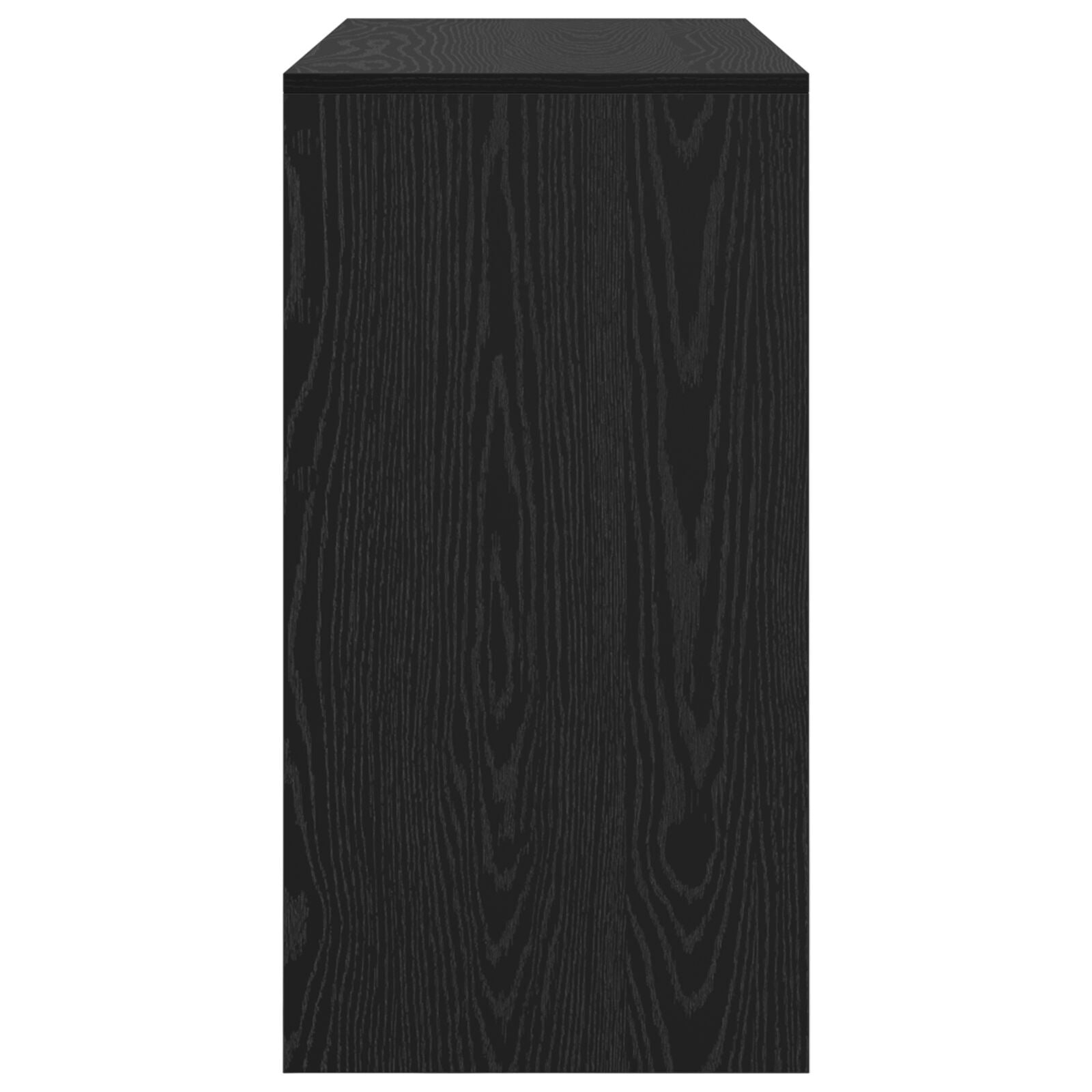 HKH Escritorio de Roble Roble Madera Contrachapada - Negro