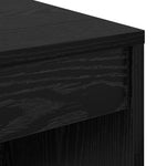 HKH Escritorio de Roble Roble Madera Contrachapada - Negro