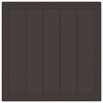 HKH Mesa de Jardim Castanha 100x100x73 Cm de Rattan Sintético - Castanho
