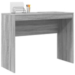 HKH Escritorio para computadora gris Sonoma MDF 100 x 40 x 76 cm