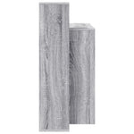 HKH Escritorio de ordenador gris Sonoma Aglomerado