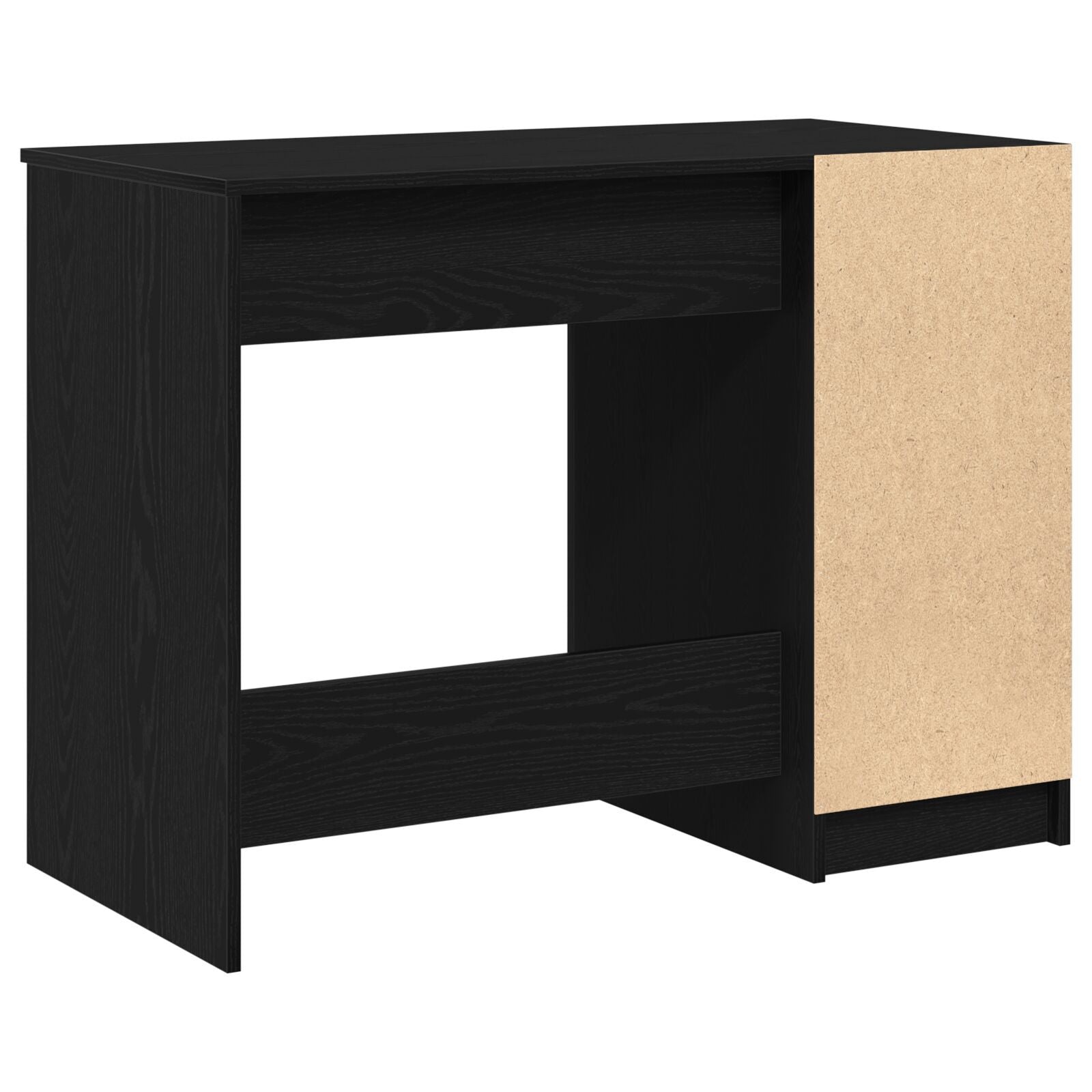 HKH Escritorio Roble - - Hecho de madera de ingeniería - Negro