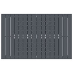 Conjunto de Jantar para Jardim HKH com Almofadas de 10 Peças Rattan de Polipropileno, Mesa de Jardim Extensível HKH Antracite (140-210)x90x73 Cm Aço - Castanho