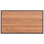HKH Mesa de Jardim Castanha Dpc e Aço - Castanho