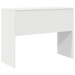 HKH Mesa de Escritorio Blanca Aglomerado de Partículas Mediana Simple