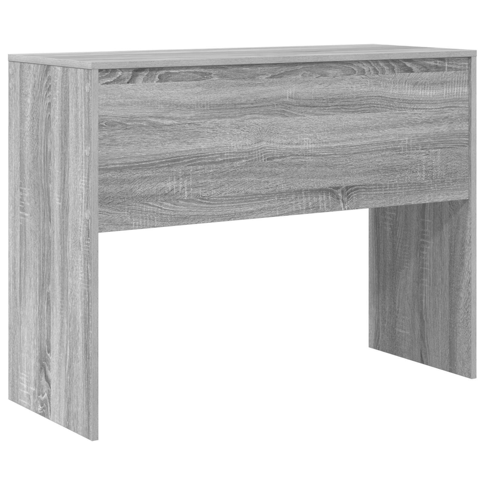 HKH Escritorio para computadora gris Sonoma MDF 100 x 40 x 76 cm