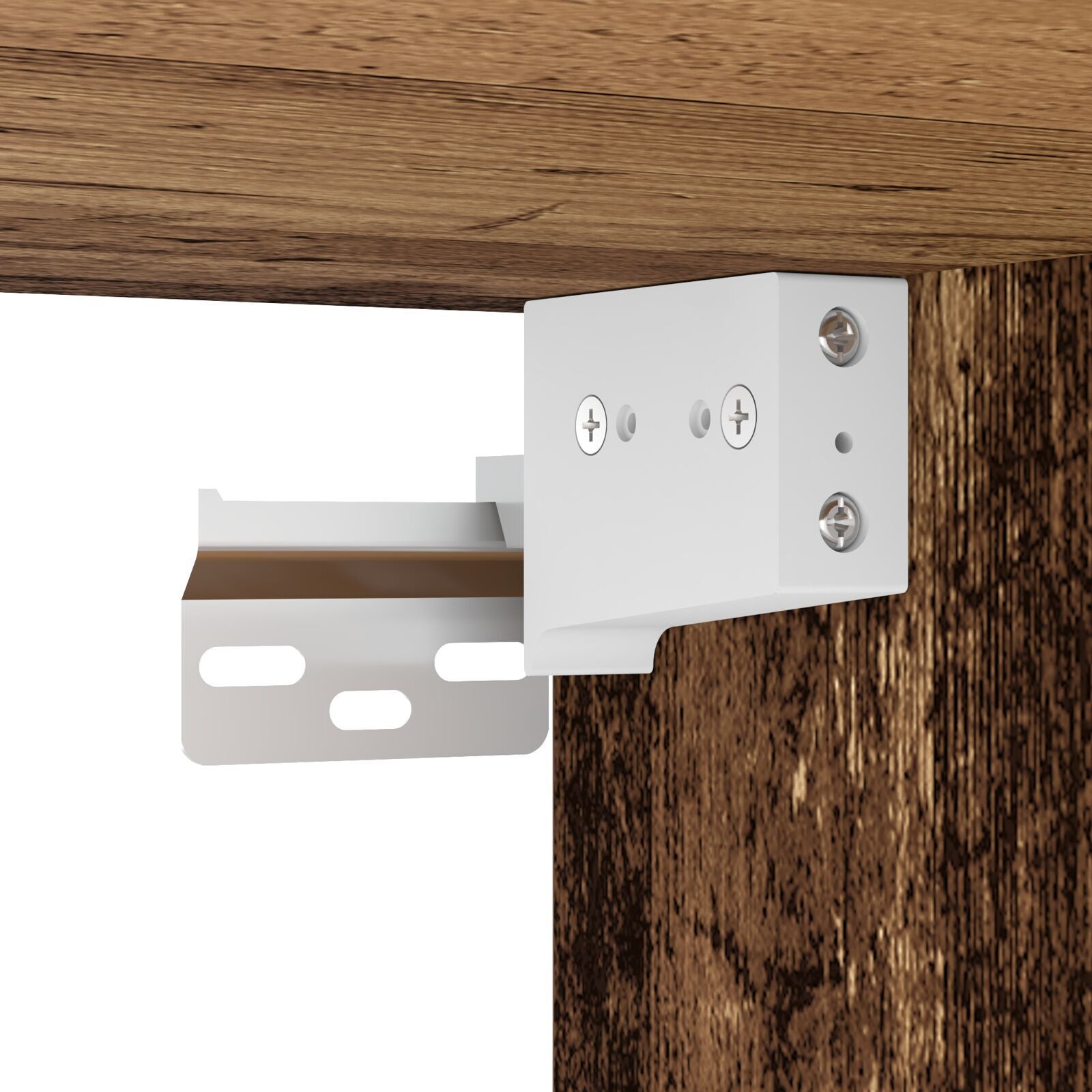 Escritorio de pared HKH Roble Antiguo Madera Ingeniería