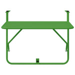 HKH Mesa Dobrável de Varanda Aço - Verde