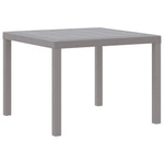 HKH Conjunto de Jantar de 3 Peças com Almofadas Cinza Claro Polipropileno - Cinzento