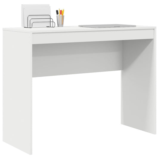 HKH Mesa de Escritorio Blanca Aglomerado de Partículas Mediana Simple