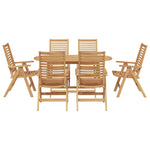 HKH 8 Pcs Conjunto Lounge de Jardim C/ Almofadões Pvc - Preto