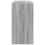 HKH Escritorio para computadora gris Sonoma MDF 100 x 40 x 76 cm