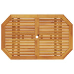 Conjunto de Jantar para o Jardim com 5 Peças em Madeira Maciça de Acácia - Castanho