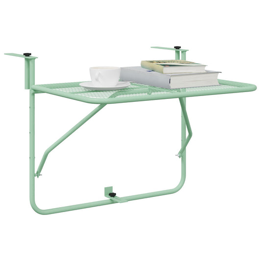 HKH Mesa Suspensa Dobrável para Varanda - Verde Menta, , Aço