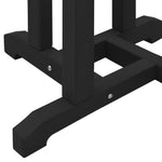 HKH Mesa de Bar Preta 55x55x107 Cm Hdpe - Preto