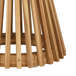 HKH Mesa Lateral de Jardim Ã˜50x49,5 Cm de Madeira Sólida de Teca - Castanho