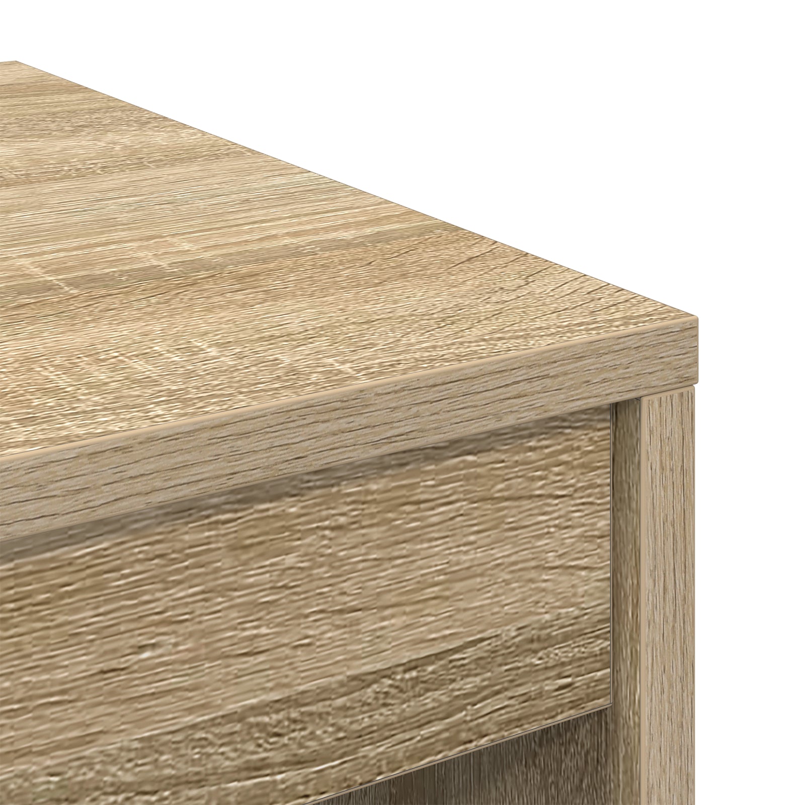 HKH Escritorio para computadora Roble Sonoma Madera de ingeniería