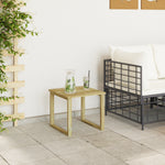 HKH Mesa de Cama 40x40x36 Cm Madeira de Pinho Impregnada - Bege