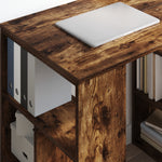 HKH Mesa Auxiliar de Roble Ahumado Madera Manufacturada Mediana