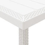 Mesa de Jardim HKH Branca 250x100x73 Cm Polyrattan, Mesa de Jardim HKH Branca 100x100x73 Cm Polyrattan, Mesa de Jardim HKH Branca 150x100x73 Cm Polyrattan - Branco