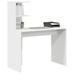 Escritorio HKH Blanco MDF Compacto Inserciones Decorativas