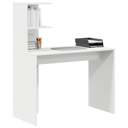 Escritorio HKH Blanco MDF Compacto Inserciones Decorativas