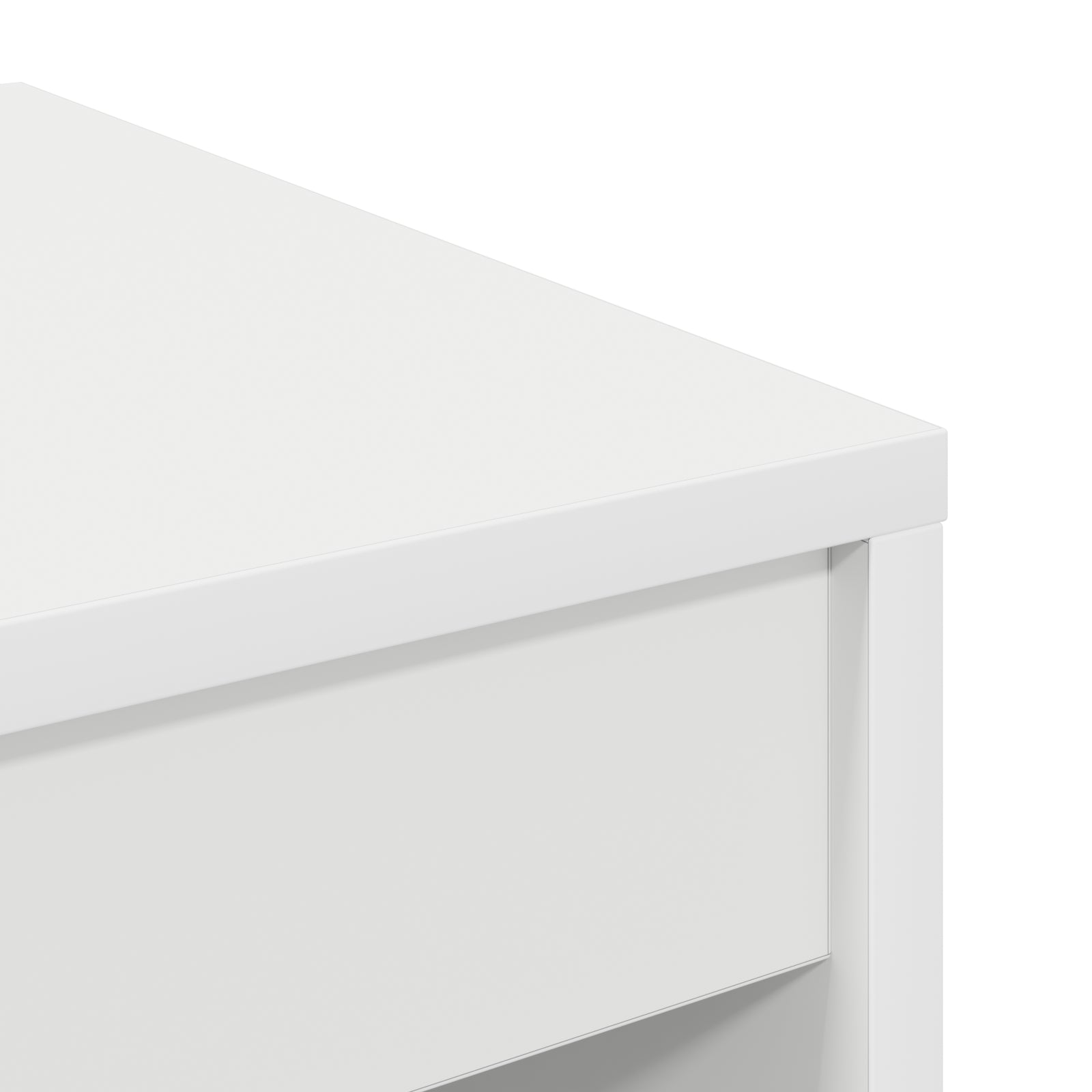 Mesa de Escritorio Minimalista Blanca HKH Aglomerado