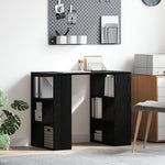 HKH Escritorio de Madera de Roble Aglomerado - Negro