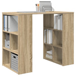 HKH Mesa Auxiliar de Madera Roble Sonoma Mdf Medio