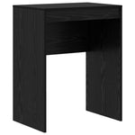 HKH Escritorio de Escritura Roble de Madera de Ingeniería - Negro
