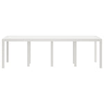 Mesa de Jardim HKH Branca 250x100x73 Cm Polyrattan, Mesa de Jardim HKH Branca 100x100x73 Cm Polyrattan, Mesa de Jardim HKH Branca 150x100x73 Cm Polyrattan - Branco