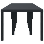Mesa de Jardim HKH 400x100x73 Cm Poly Rattan, Mesa de Jardim HKH 250x100x73 Cm Poly Rattan, Mesa de Jardim HKH 150x100x73 Cm Poly Rattan - Antracite