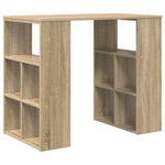 HKH Mesa Auxiliar de Madera Roble Sonoma Mdf Medio
