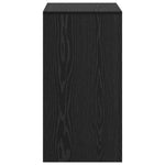 HKH Escritorio de Escritura Roble de Madera de Ingeniería - Negro