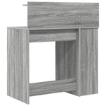 HKH Secretária com Armazenamento Cinza Sonoma .5 Cm Derivados de Madeira