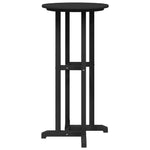 HKH Mesa de Bar Preta 55x55x107 Cm Hdpe - Preto