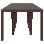 Mesa de Jardim HKH Castanha 400x100x73 Cm Poly Rattan, Mesa de Jardim HKH Castanha 250x100x73 Cm Poly Rattan, Mesa de Jardim HKH Castanha 150x100x73 Cm Poly Rattan - Castanho