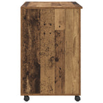 HKH Escritorio Marrón Madera Antigua Aglomerado, Metal