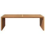HKH Mesa Lateral do Jardim 110x55x35,5 Cm Madeira Maciça Teca - Castanho