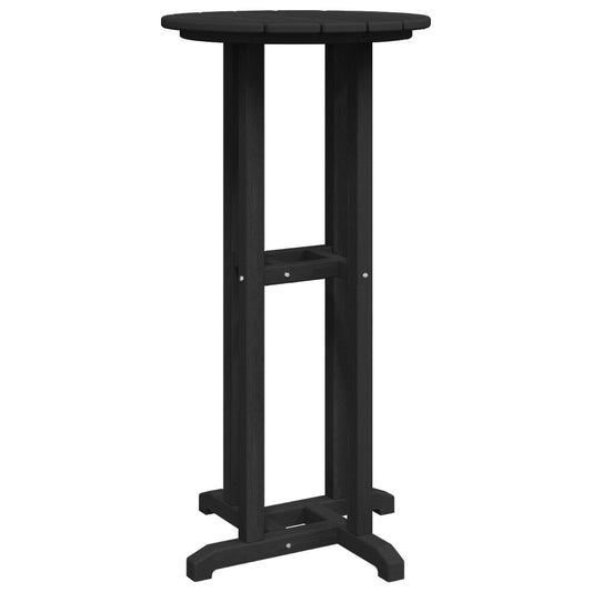 HKH Mesa de Bar Preta 55x55x107 Cm Hdpe - Preto