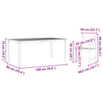 HKH Cadeiras de Jardim 2 Pcs 56x56x90 Cm Madeira Maciça de Acácia - Castanho