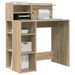 HKH Mesa com Armazenamento Carvalho Sonoma .5 Cm Madeira Engenheirada